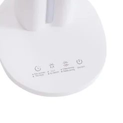 Lindby LED-bordlampe Zephyra, hvid, CCT, dæmpbar