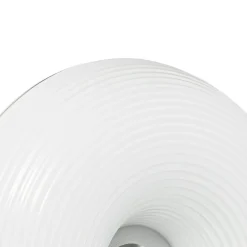 Lindby LED-bord-/væglampe Fjora, hvid/krom, Ø 30 cm, dæmpbar