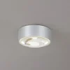 Lindby LED-downlight Siaka, grå, metal, Ø 5 cm, IP65