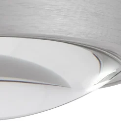 Lindby LED-downlight Siaka, grå, metal, Ø 5 cm, IP65