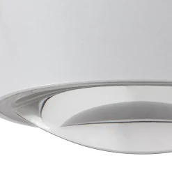 Lindby LED-downlight Siaka, hvid, metal, Ø 5 cm, IP65