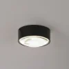 Lindby LED-downlight Siaka, sort, metal, Ø 5 cm, IP65