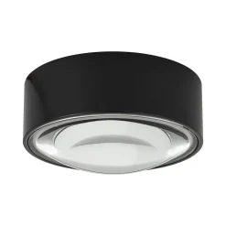 Lindby LED-downlight Siaka, sort, metal, Ø 5 cm, IP65