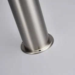 Lindby LED-gadelampe Lanea, 60 cm, grå, sensor, IP44