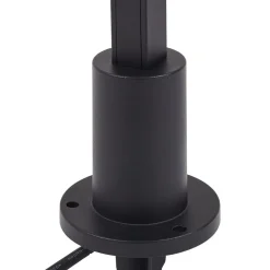 Lindby LED-gadelampe Neano, 80 cm, sort, metal, IP65