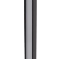 Lindby LED-gadelampe Neano, 80 cm, sort, metal, IP65