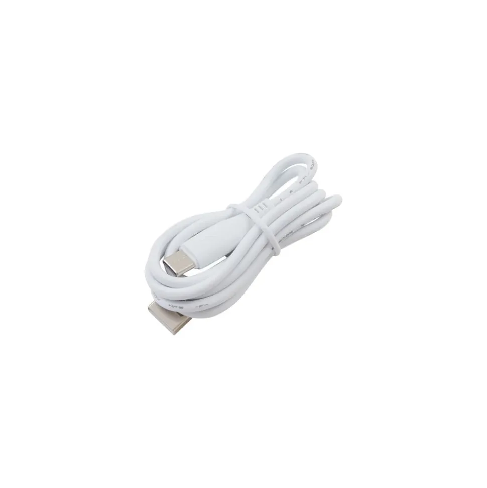 Lindby LED genopladelig bordlampe Nevijo, petrol, Ø18cm, USB, dæmper