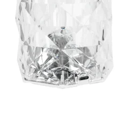 Lindby LED genopladelig bordlampe Louane, 21,5 cm, USB, RGBW
