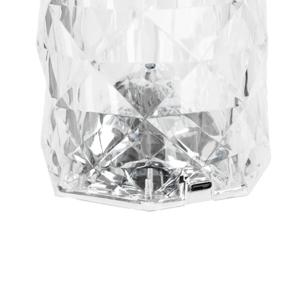 Lindby LED genopladelig bordlampe Louane, 21,5 cm, USB, RGBW