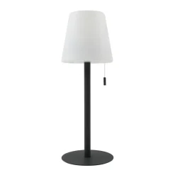 Lindby LED genopladelig lampe Azalea sort aluminium CCT højdejusterbar