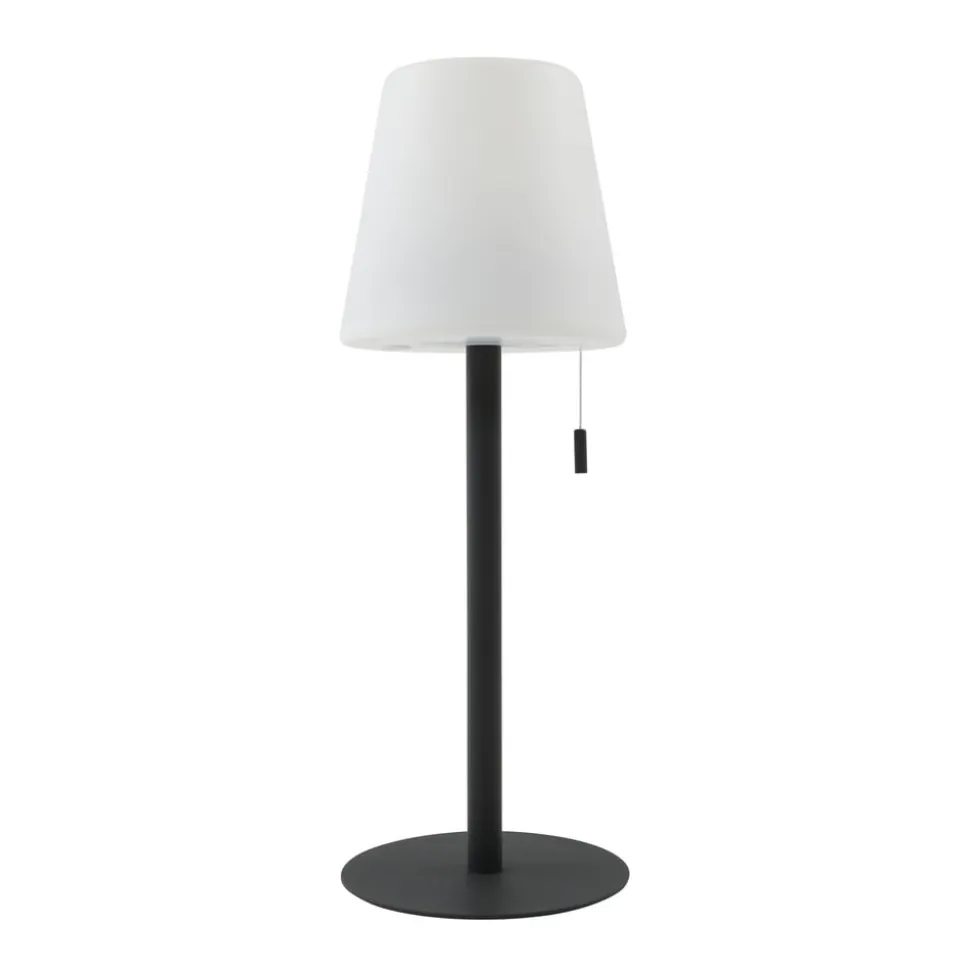 Lindby LED genopladelig lampe Azalea sort aluminium CCT højdejusterbar