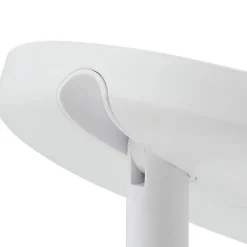 Lindby LED genopladeligt spejl Renki, hvid, plast, dæmpbar