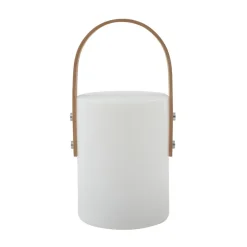 Lindby LED genopladelig udendørs bordlampe Juria, hvid, CCT, IP44