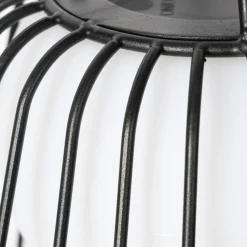 Lindby LED genopladelig udendørs pendel Levino, sort, metal