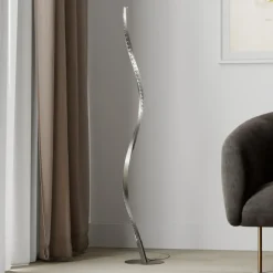 Lindby LED-gulvlampe Criostal, RGBW, dæmpbar, fjernbetjening