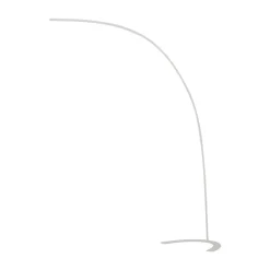 Lindby LED-gulvlampe Danua, hvid, metal, højde 200 cm