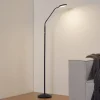 Lindby LED-gulvlampe Elvyn, sort, justerbar