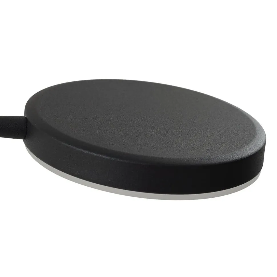 Lindby LED-gulvlampe Elvyn, sort, justerbar