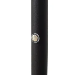 Lindby LED-gulvlampe Elvyn, sort, justerbar