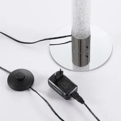 Lindby LED-gulvlampe Hadis, RGB, fjernbetjening, hvid, 120 cm