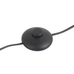 Lindby LED-gulvlampe Romilda, grå, træ, højde 122 cm