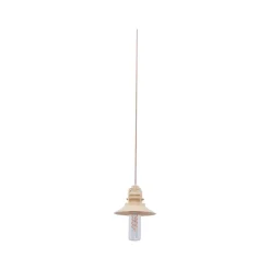 Lindby LED-hængelampe Raul, beige, aluminium, Ø 15 cm