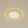 Lindby LED indbygningslampe Toka, 4,9 W, hvid, plast, CCT