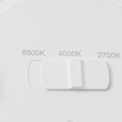 Lindby LED indbygningslampe Toka, 4,9 W, hvid, plast, CCT