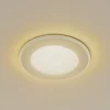 Lindby LED indbygningslampe Toka, 6,5 W, hvid, plast, CCT