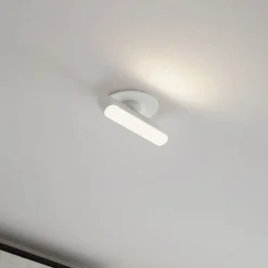 Lindby LED-indbygningslampe Eldrin, hvid, lysliste, 13,1 cm