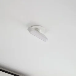 Lindby LED-indbygningslampe Eldrin, hvid, lysliste, 13,1 cm