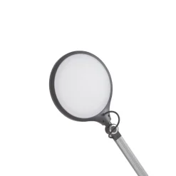 Lindby LED-klemlampe Nyxaris, grå, metal, CCT, 52 cm