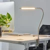 Lindby LED-klemmelampe Lionard, 53 cm, mat nikkel, metal