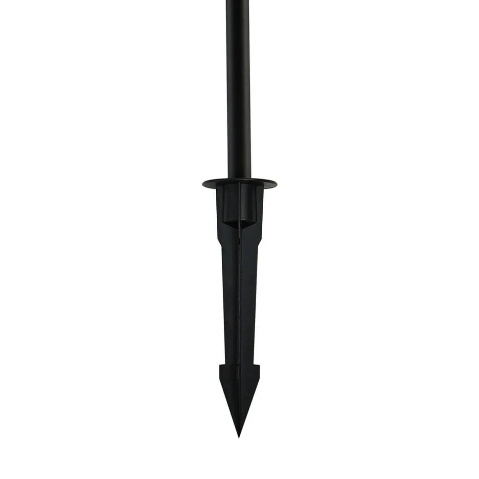 Lindby LED-lampe med jordspyd Ameline, antracit, IP65, 77 cm