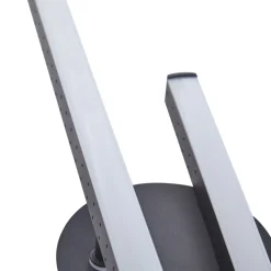 Lindby LED-loftlampe Aurendor, 135 cm, sort, metal