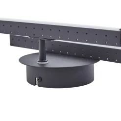 Lindby LED-loftlampe Aurendor, 135 cm, sort, metal