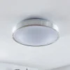 Lindby LED-loftlampe Emelie, Ø 42 cm, aluminiumsfarvet, metal