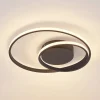 Lindby LED-loftlampe Emisua, sort, CCT, dæmpbar