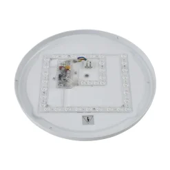 Lindby LED-loftlampe Emiva, Ø 39,5 cm, CCT, træ