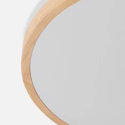 Lindby LED-loftlampe Emiva, Ø 49 cm, CCT, træ
