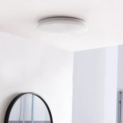Lindby LED-loftlampe Eovi, Ø 33 cm, hvid, 4.000 K