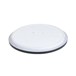 Lindby LED-loftlampe Essina, sort, metal, CCT, dæmpbar.