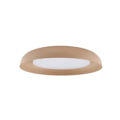 Lindby LED-loftlampe Florie, beige, metal, Ø 40 cm