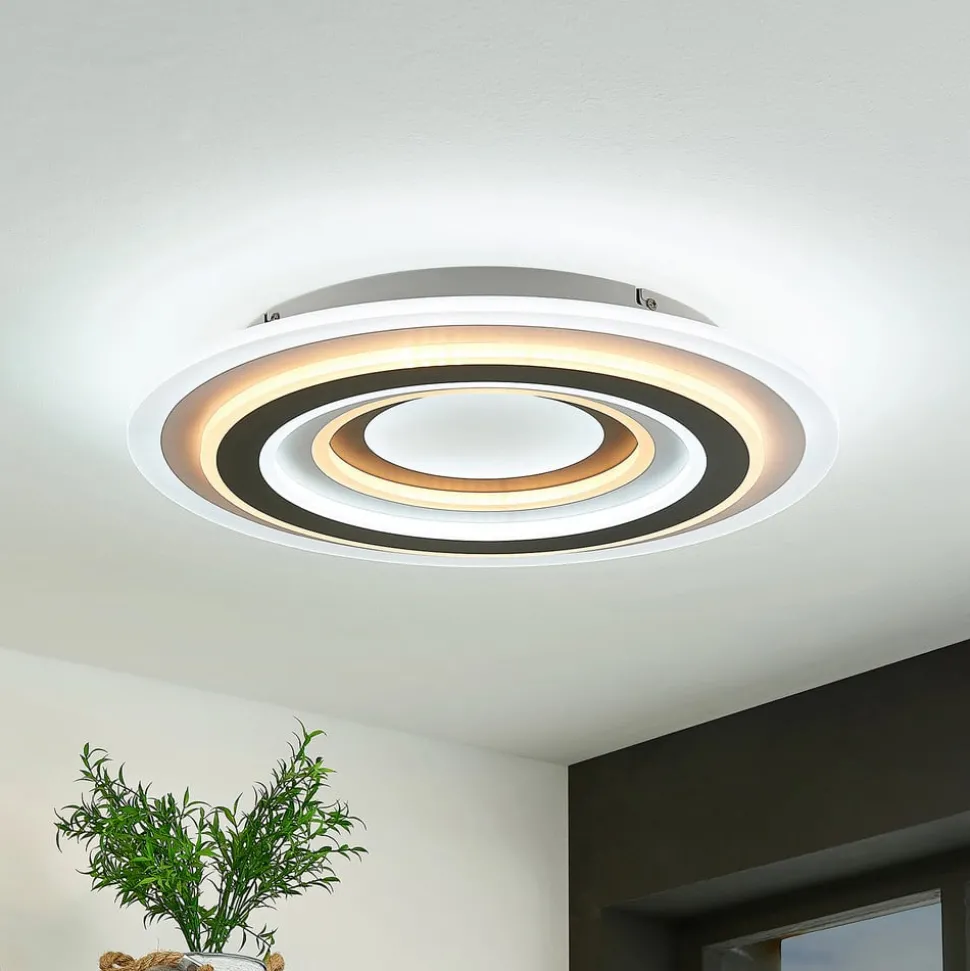 Lindby LED-loftlampe Jazmina, 50 cm, CCT, fjernbetjening