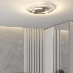 Lindby LED-loftlampe Joline, Ø 45 cm, krystaller, metal