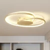 Lindby LED-loftlampe Joline, Ø 45 cm, guldfarvet, metal