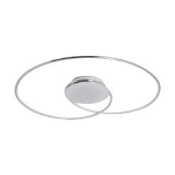 Lindby LED-loftlampe Joline, Ø 74 cm, kromfarvet, metal