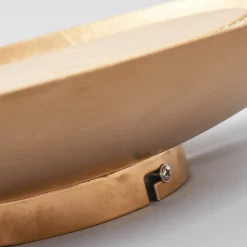 Lindby LED-loftlampe Keti, Ø 35 cm, guld, rund, metal