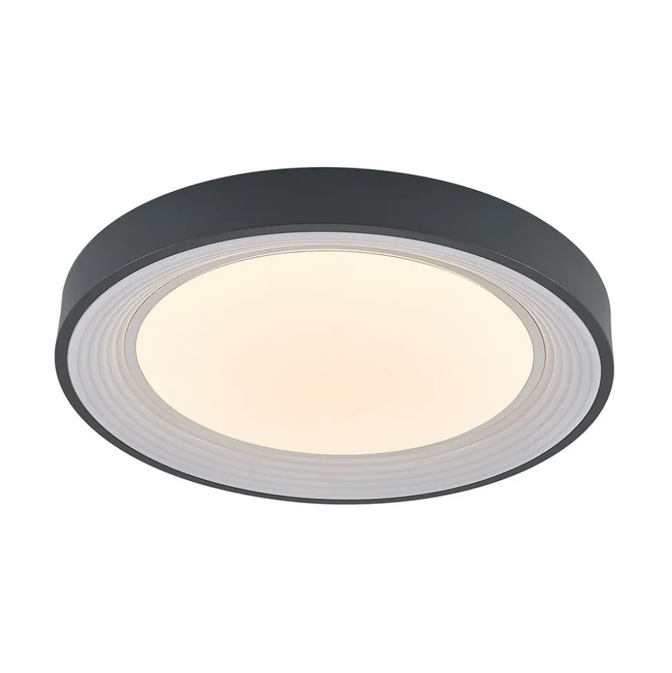Lindby LED-loftlampe Lindum, RGB, CCT, fjernbetjening, dæmpbar