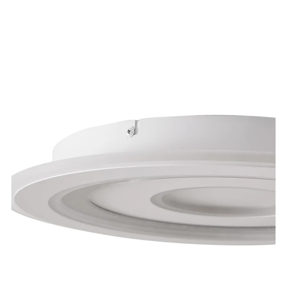 Lindby LED-loftlampe Lorvik, Ø 40 cm, hvid, CCT, dæmpbar